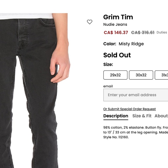 Nudie Grim Tim - MISTY RIDGE - Picture 2 of 10